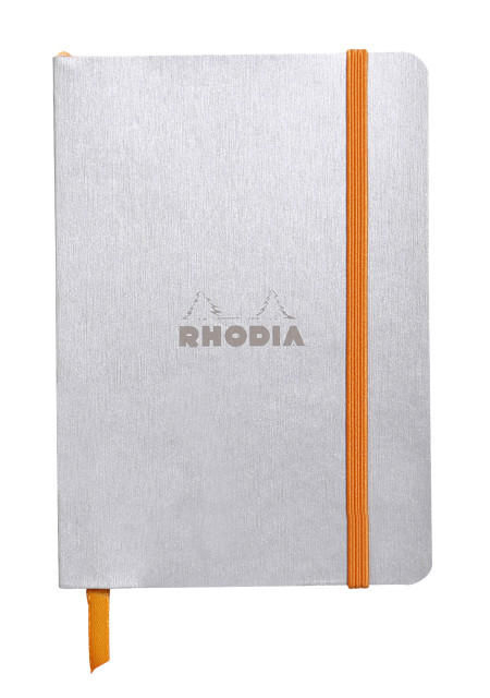 Rhodia Softcover Notebook - Medium - Silver - Lined